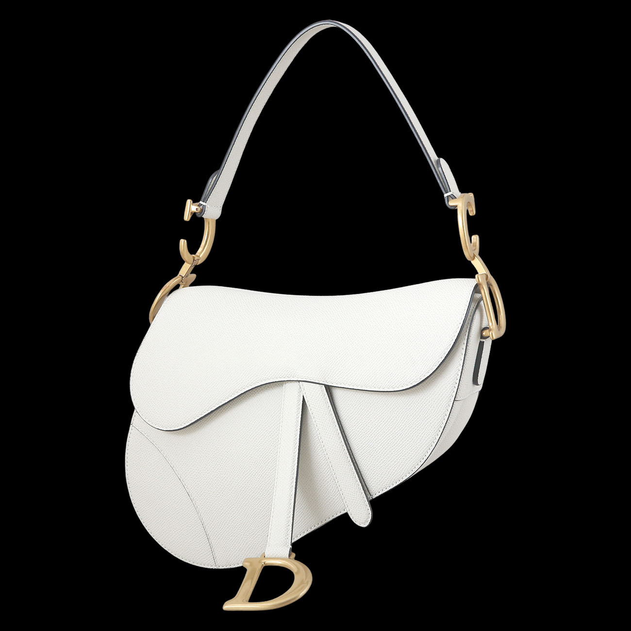 CHRISTIAN DIOR(USED)크리스찬디올 레더 새들백 & 스트랩